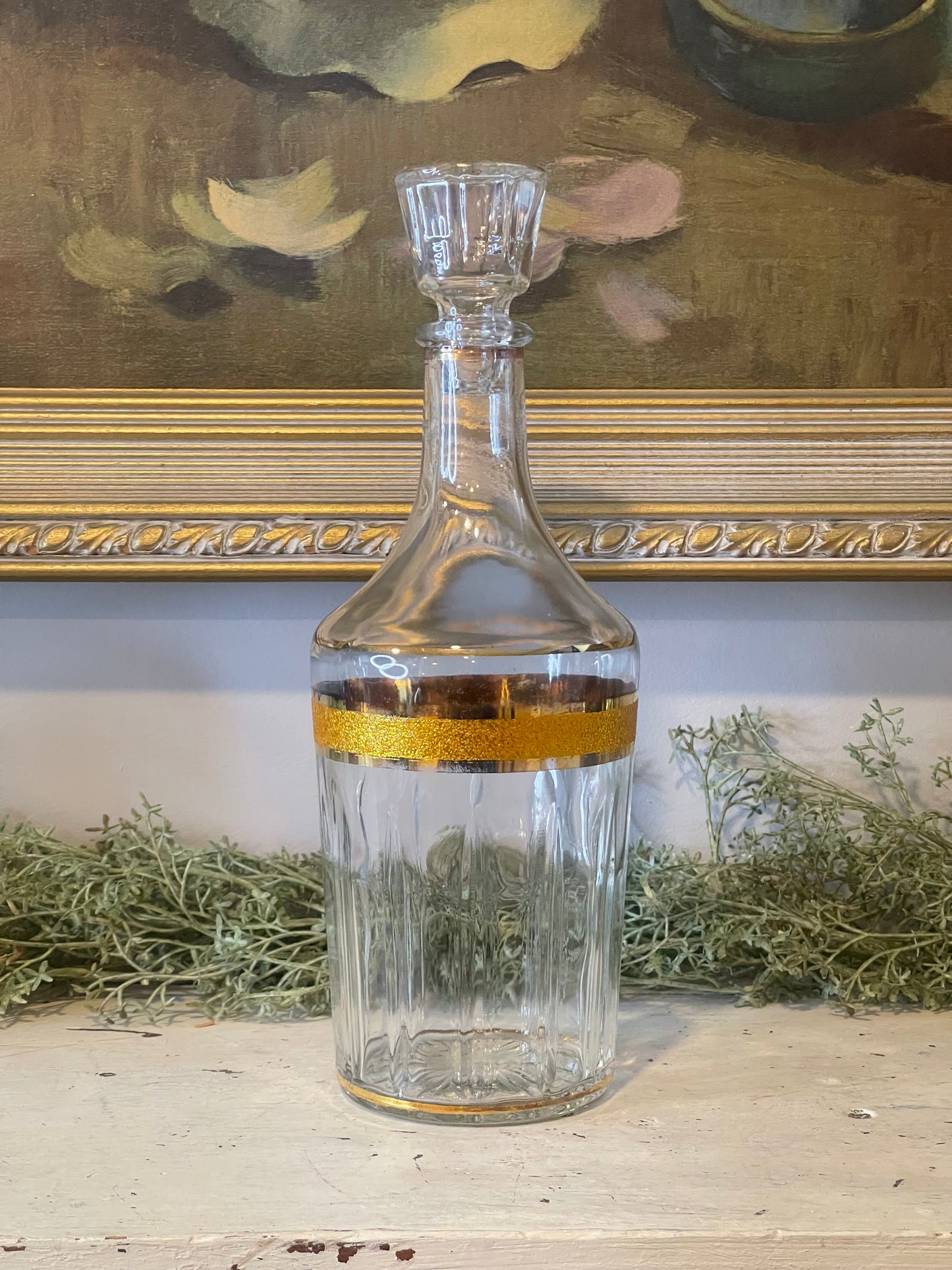Vintage Hollywood Regency Decanter | Mid Century Modern