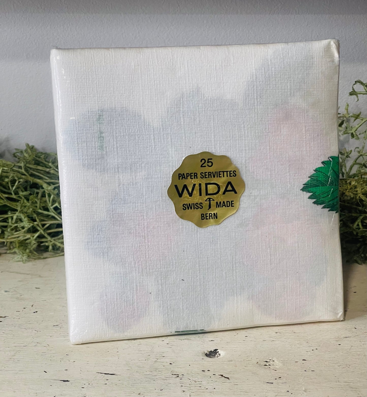 Vintage Set of Strawberry Paper Napkins