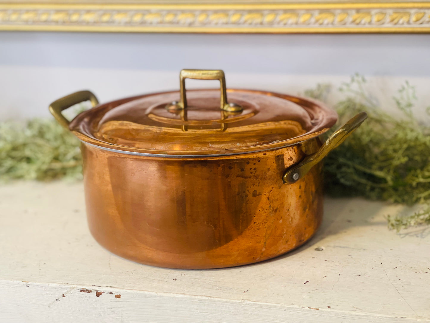 Copper Stock Pot & Lid