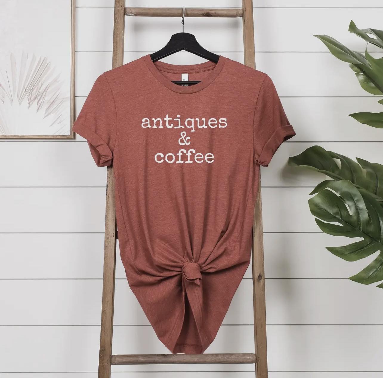 antiques & coffee tee