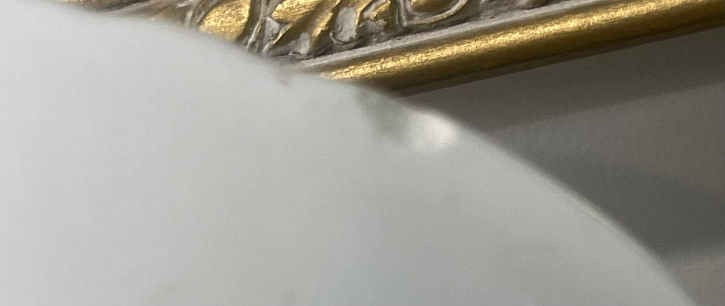 18K Trim Strawberry Dish