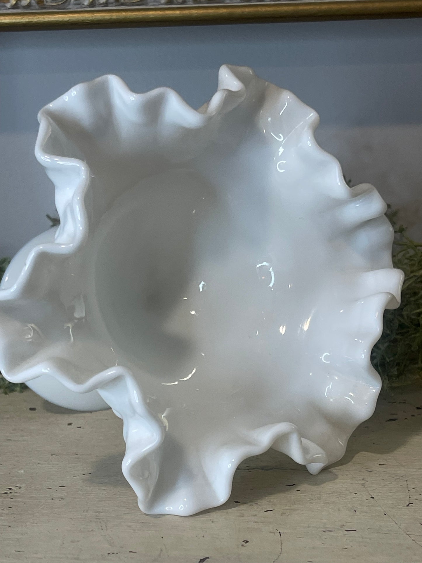 Fenton Hobnail Pedestal Bowl