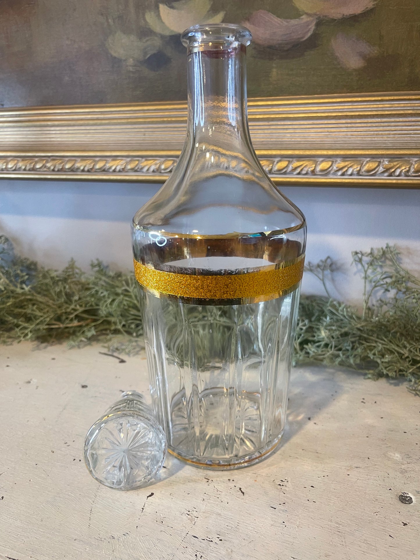 Vintage Hollywood Regency Decanter | Mid Century Modern