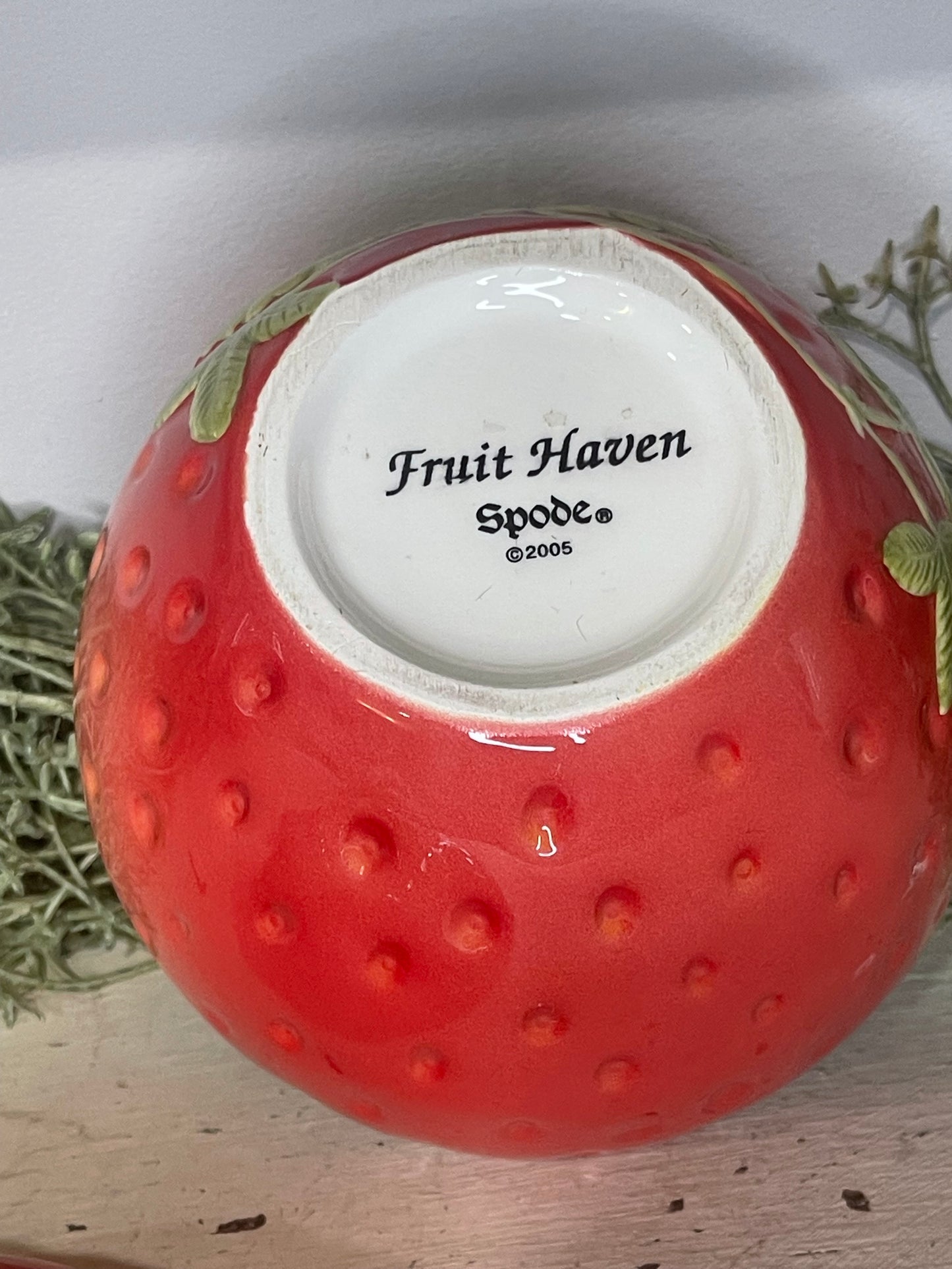 Strawberry Ceramic Jar