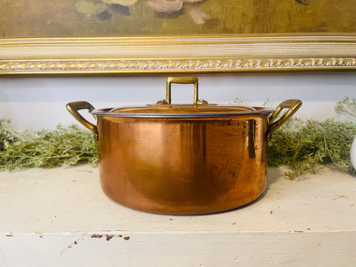 Copper Stock Pot & Lid