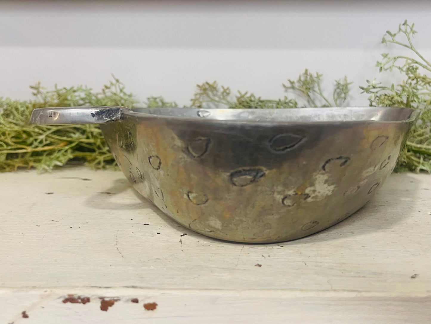 Collectible Strawberry Pewter Bowl