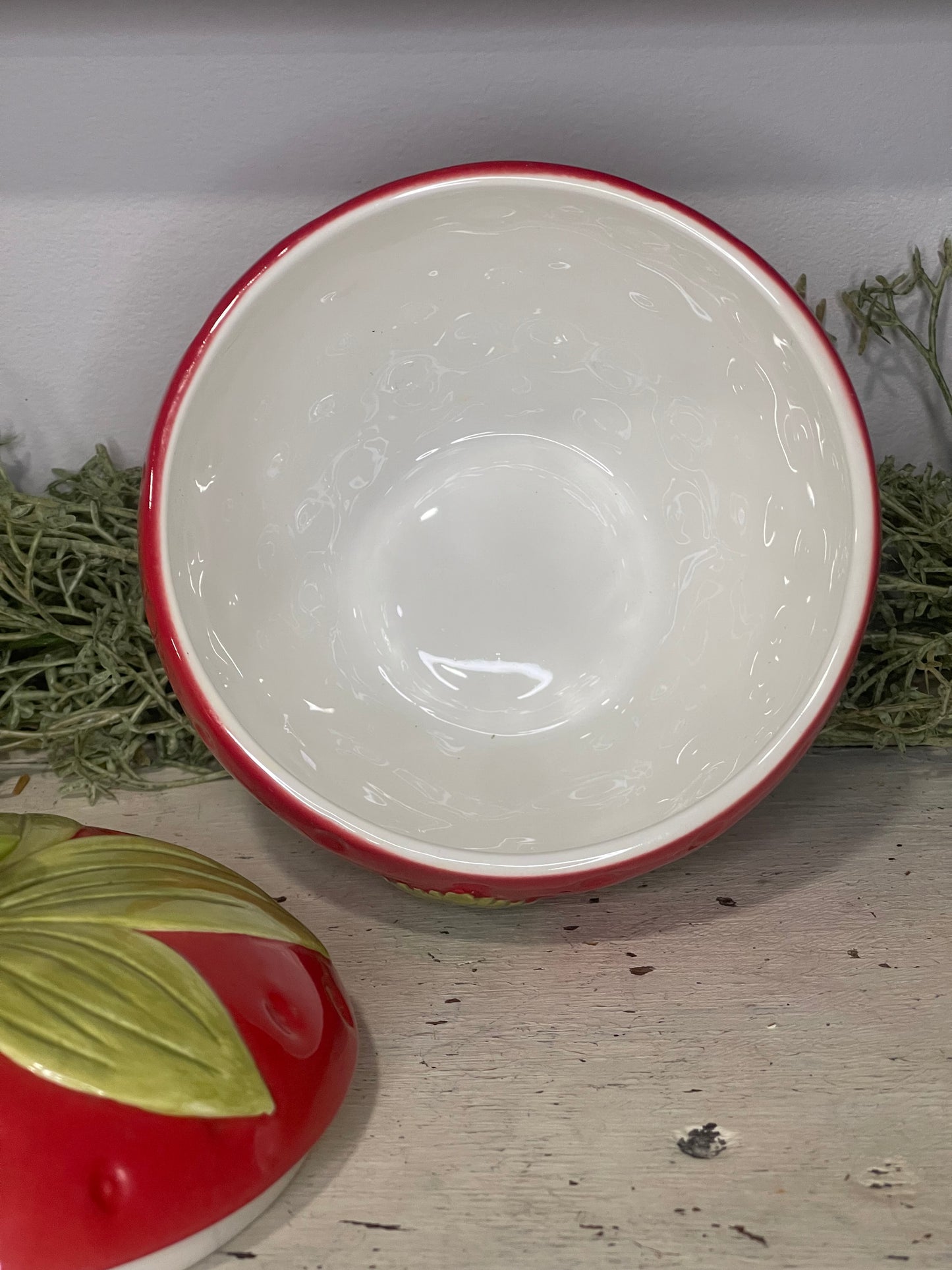 Strawberry Ceramic Jar