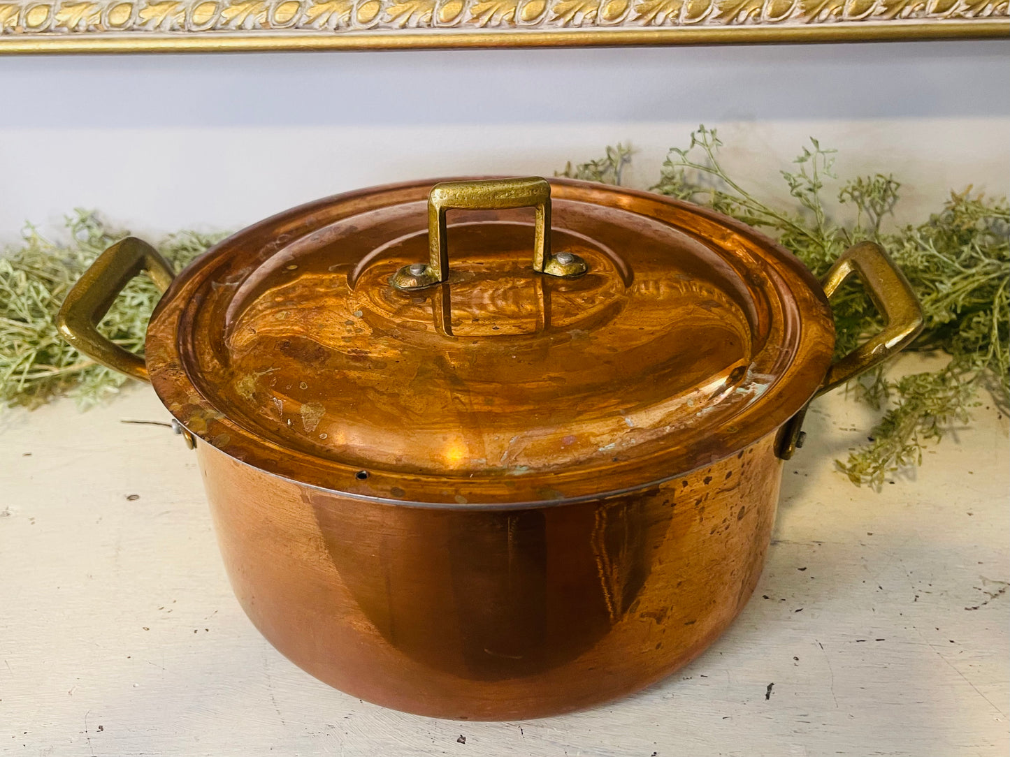 Copper Stock Pot & Lid