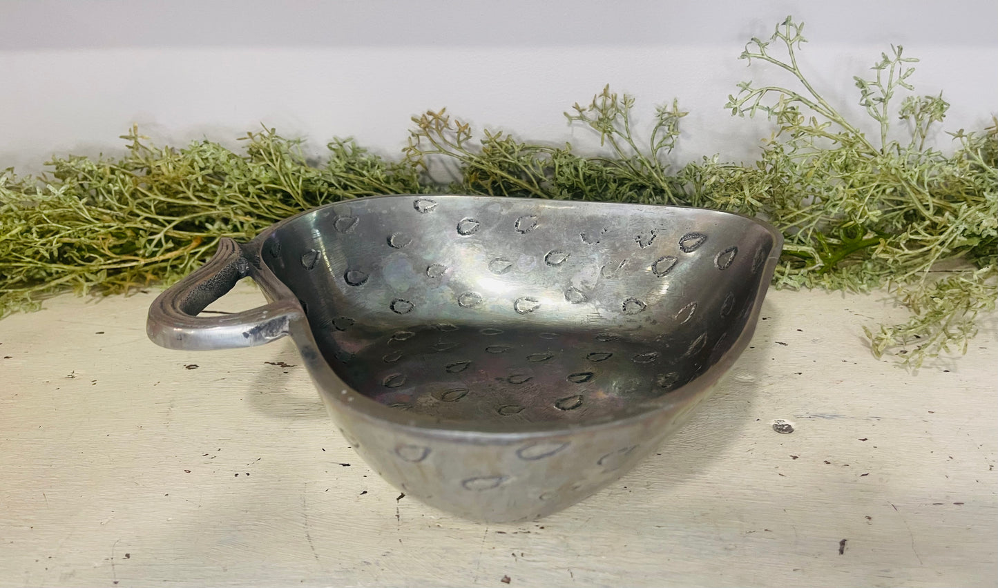 Collectible Strawberry Pewter Bowl