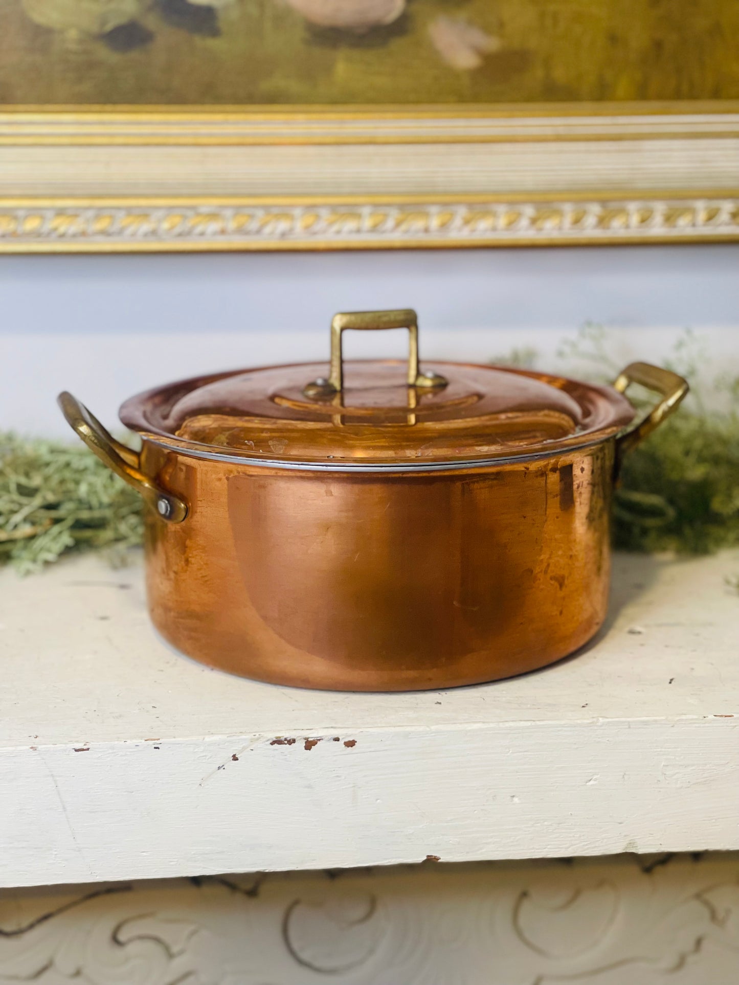 Copper Stock Pot & Lid