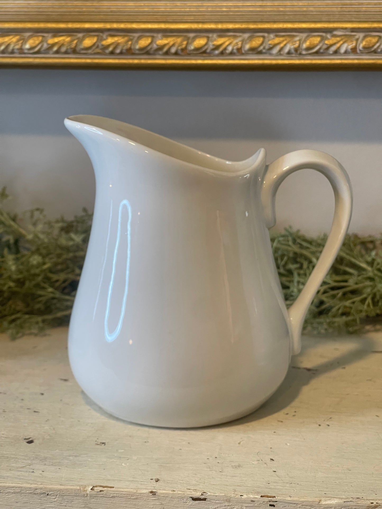 Farmhouse Ironstone Pitchers - Set of Three